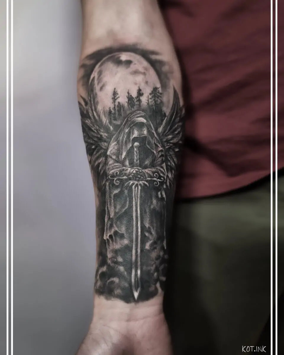 Тату в Солнечногорске - Галерея • 69 • kot-ink.ru Tattoo +7 (926) 254-72-50 • (15.07.2026) • kot-ink.ru • Тату Мастер - Алексей Кот (tattoo artist) b k i 5